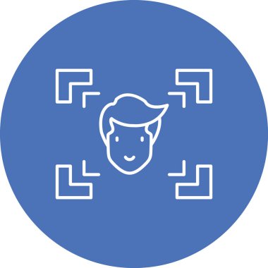 Modern simgenin vektör illüstrasyonu