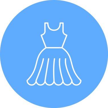 elbise simgesi vektör illüstrasyonu