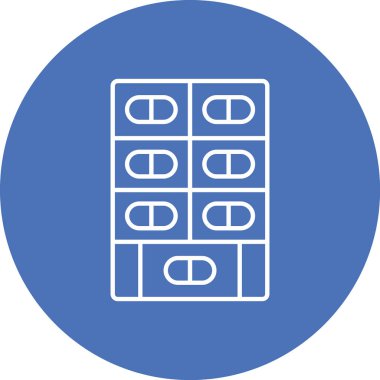 hap vektör simgesi modern basit tasarım illüstrasyonu