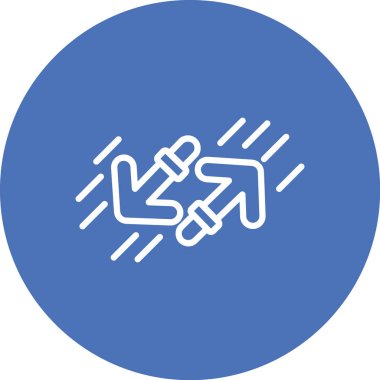 Arrow vektör simgesi illüstrasyonu