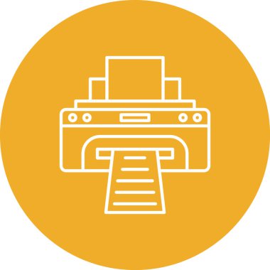 Yazıcının vektör simgesi