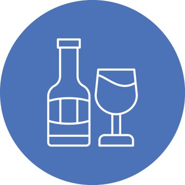 Şarap kadehi vektör çizim