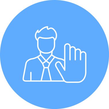 İş adamı simgesi, vektör illüstrasyon tasarımı