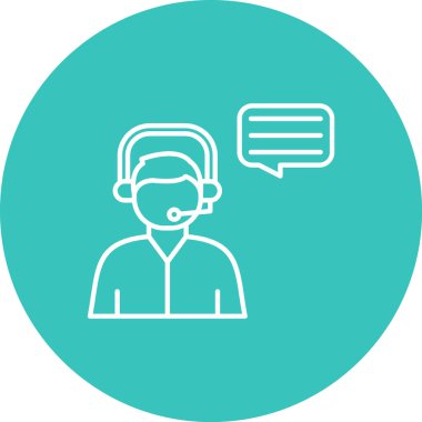 İnsan simgesinin vektör illüstrasyonu