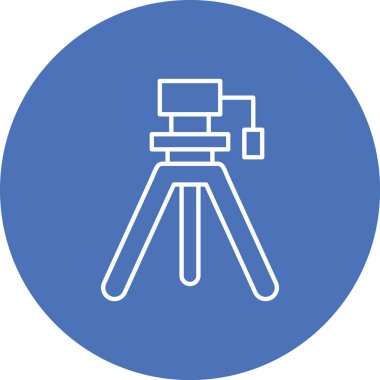 tripod ikon vektör illüstrasyonu