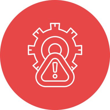 dişli simgesi, vektör çizimi