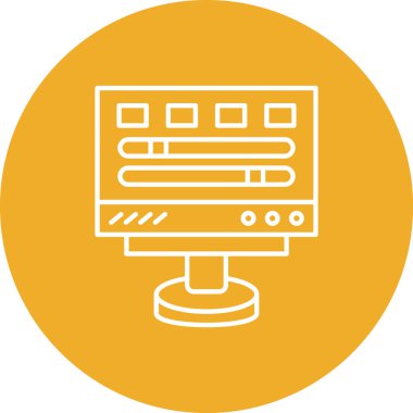 modern simge vektör illüstrasyonu