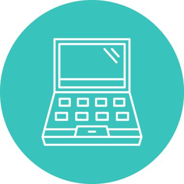 Hesap makinesi simgesi. Basit resimleme