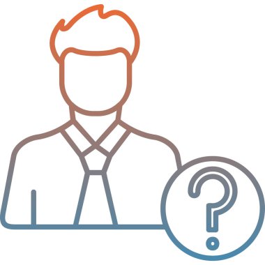 İş adamı. Basit tasarım