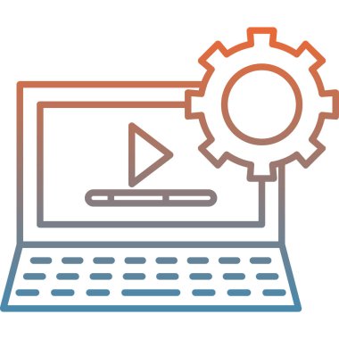 seo modern simgesinin vektör illüstrasyonu