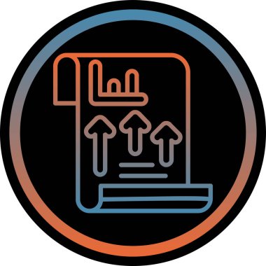 Modern bir simgenin vektör illüstrasyonu