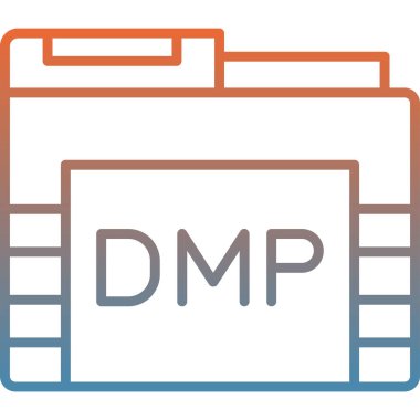 dosya biçimi simgesi, vektör illüstrasyonu