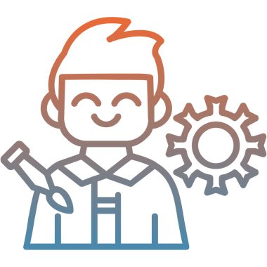 Ekipmanı ve mikroskobu olan bilim adamı.