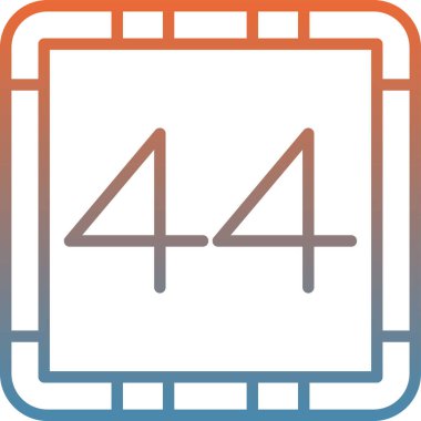 Takvim simgesi vektör illüstrasyonu