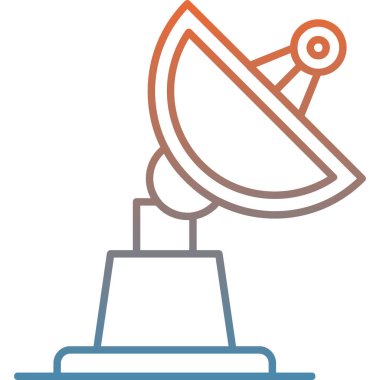 Uydu anteni. Web simgesi