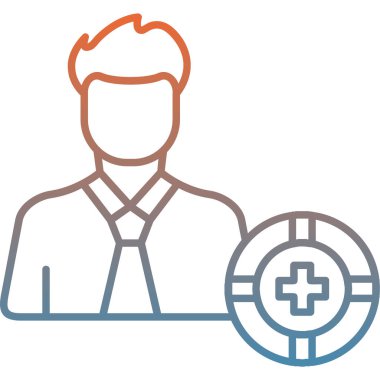 Doktor Simge vektör illüstrasyonu