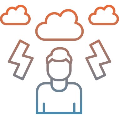 Bulut teknoloji vektör çizim