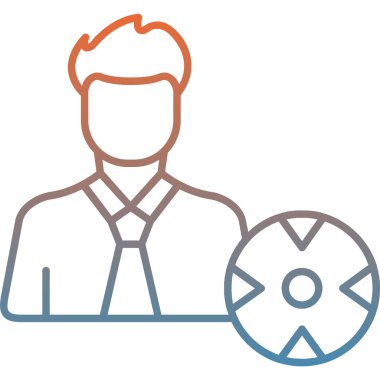 Seo simgesinin vektör illüstrasyonu