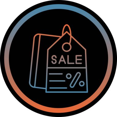 Satış. Web simgesi basit illüstrasyon