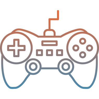 oyun denetleyici simgesi vektör çizimi