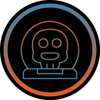 Uzaylı miğferi. Basit resimleme