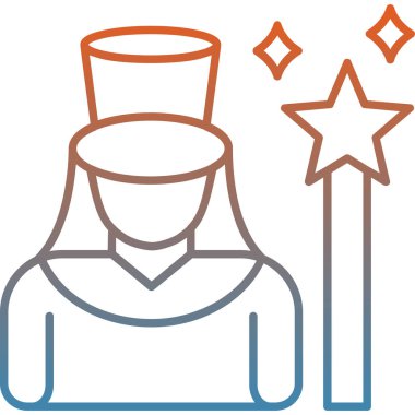 yıldız simgesi, vektör çizimi