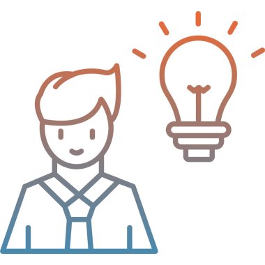 Vektör içindeki yaratıcı simge