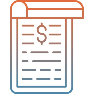 Dolar simgesi vektör illüstrasyonu