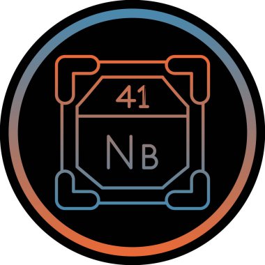 Modern bir simgenin vektör illüstrasyonu