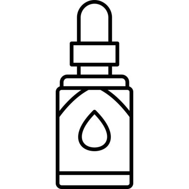 Şişe. Web simgesi basit illüstrasyon