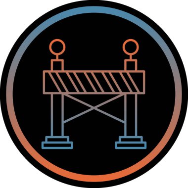 Vinç simgesinin vektör illüstrasyonu