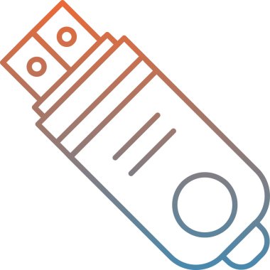 Bir kalem simgesinin vektör illüstrasyonu