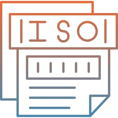 Dosya simgesinin vektör illüstrasyonu