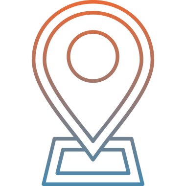 Harita işaretleyici vektör illüstrasyonuName