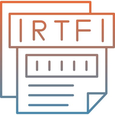 dosya biçimi simgesi, vektör illüstrasyonu