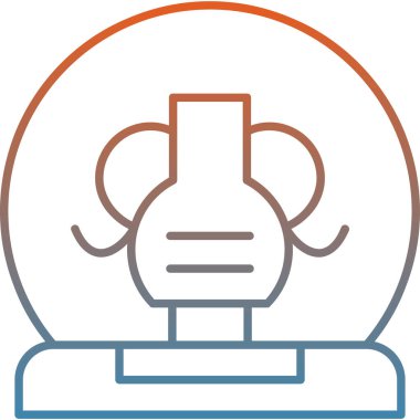 Modern simgenin vektör illüstrasyonu