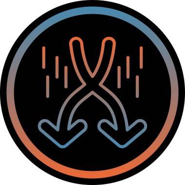 Modern bir simgenin vektör illüstrasyonu