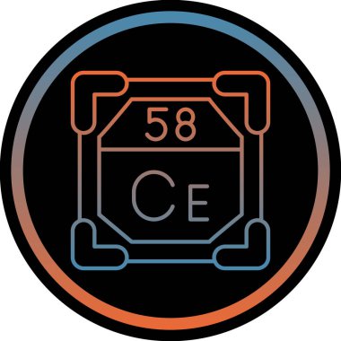 Bir b 6 simgesinin vektör illüstrasyonu