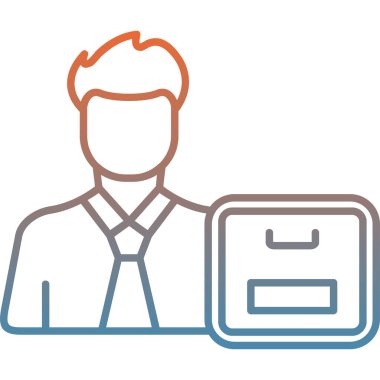 İş adamı. resimleme tasarımı