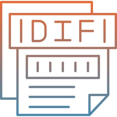 Vektör biçimi simgesi, illüstrasyon