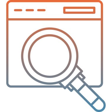 Modern simgenin vektör illüstrasyonu