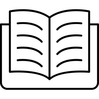 kitap öğrenme eğitim simgesi ana hatlarıyla