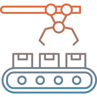 Bir simgenin vektör illüstrasyonu