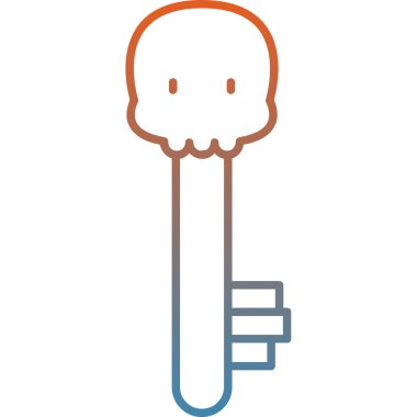 Cadılar Bayramı ikon vektör illüstrasyonu