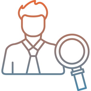 Görev bulma simgesini ana hat biçiminde bul