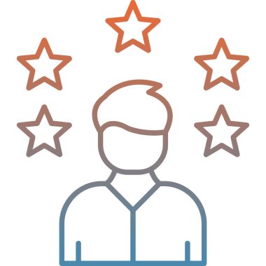 derecelendirme müşteri simgesi tam stil