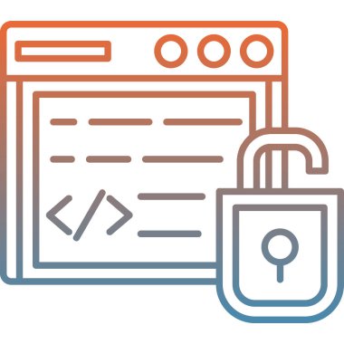 Web simgesi vektör illüstrasyonu