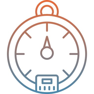 Kronometre simgesi çizimi