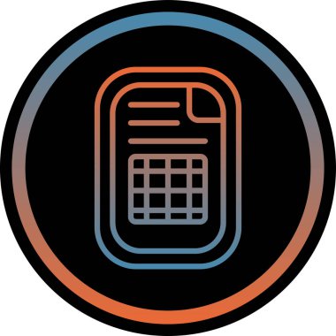 Mobil simgenin vektör illüstrasyonu