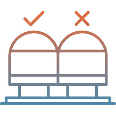 - Hayır. Web simgesi vektör illüstrasyonu